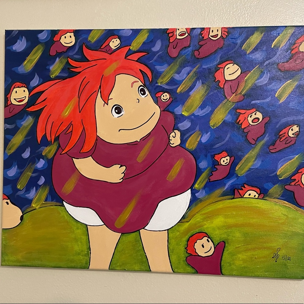Ponyo painting